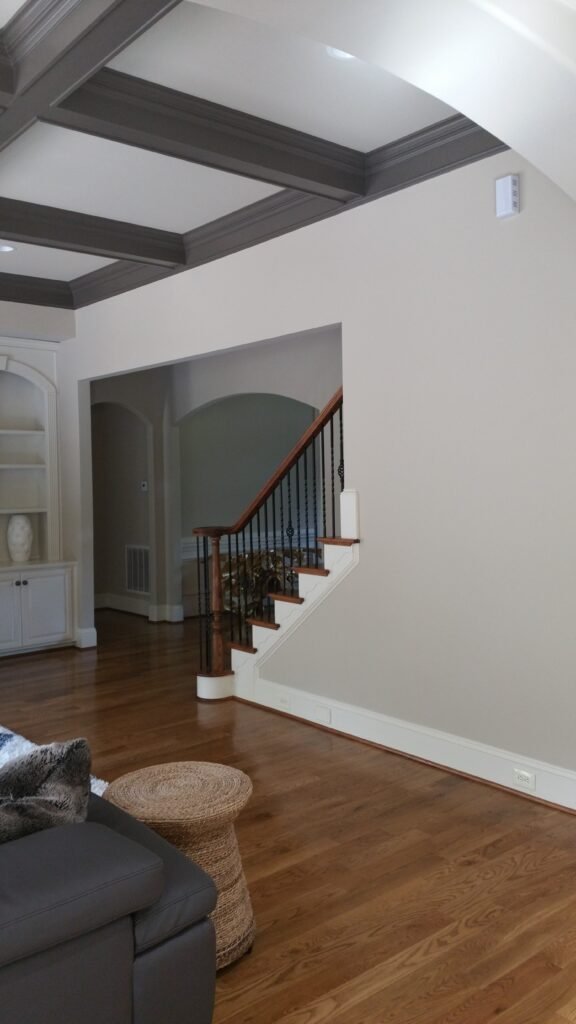 Interior living space painted by a professional painting company in Indian Land, SC.